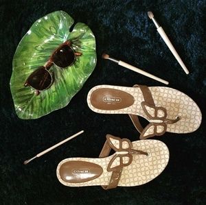 Coach Butterfly Sandals 6.5